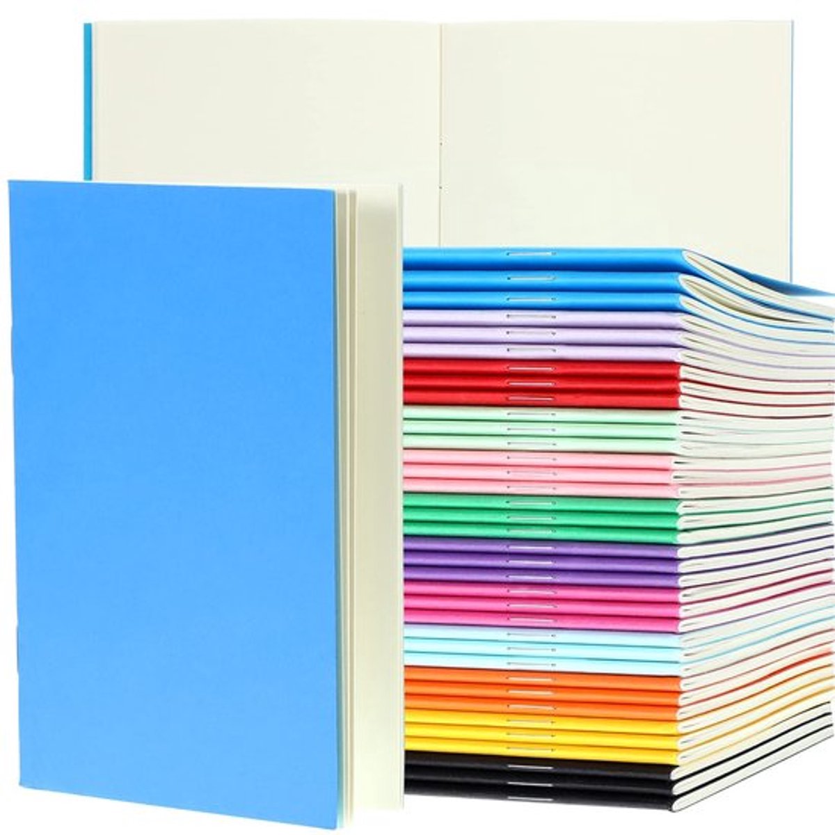 Store_8 - Mini Notitieboeken - Kleurrijke Dagboeken - Compact en Handig - 36 Stuks