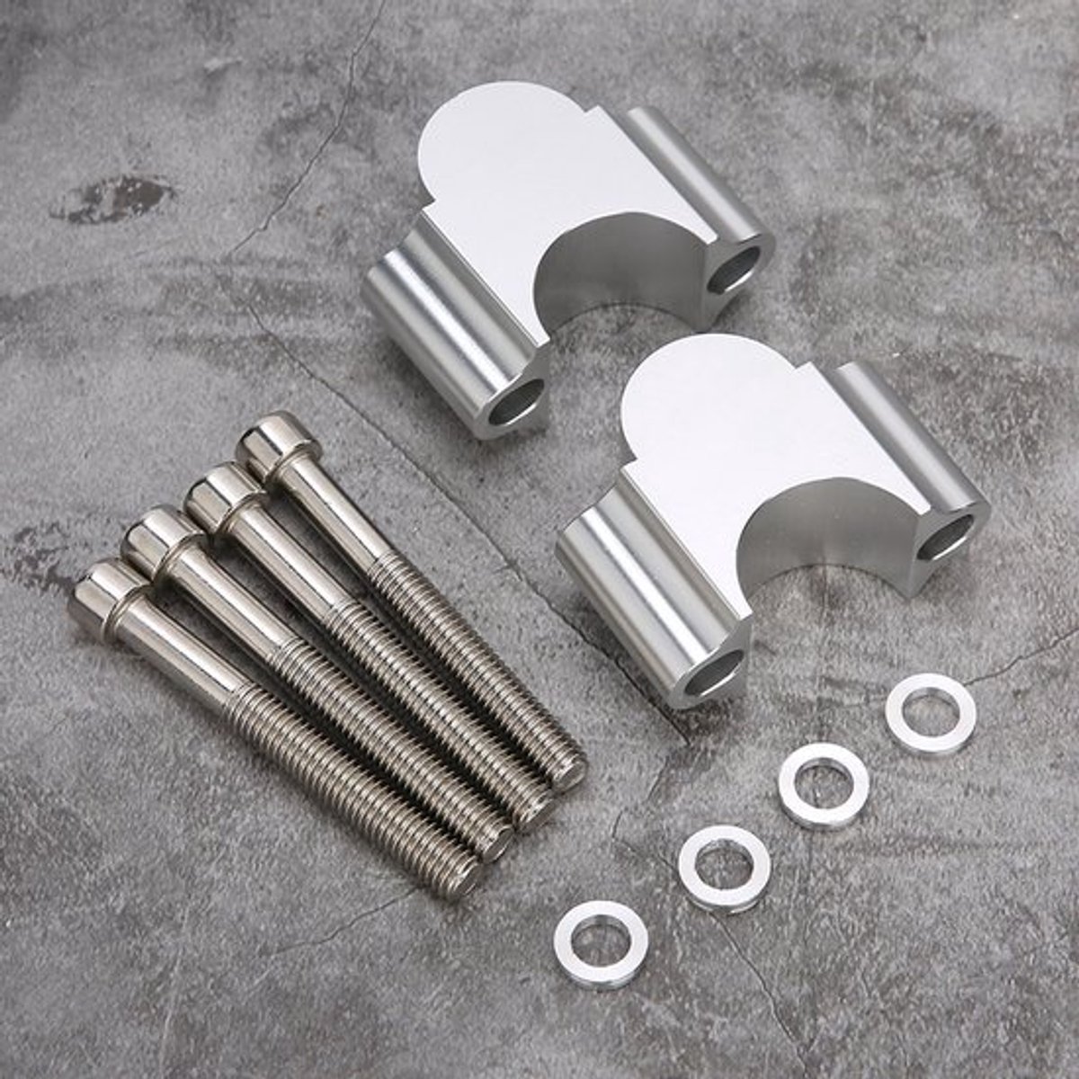 Premium aluminium stuur riser klem verstelbaar