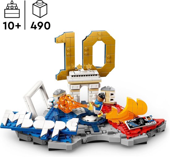 LEGO Editions Kylian Mbappé – Voetbalhoogtepunten Voetbal Speelgoed voor Kinderen - 43013