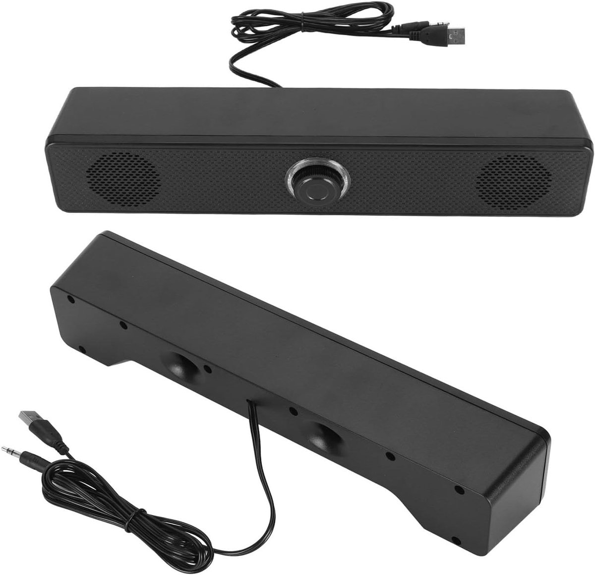 Soundbar Bluetooth - PC speaker Computerluidspreker - Muziek luisteren - Dubbele 6W luidsprekers - 33 x 8 x 7 cm