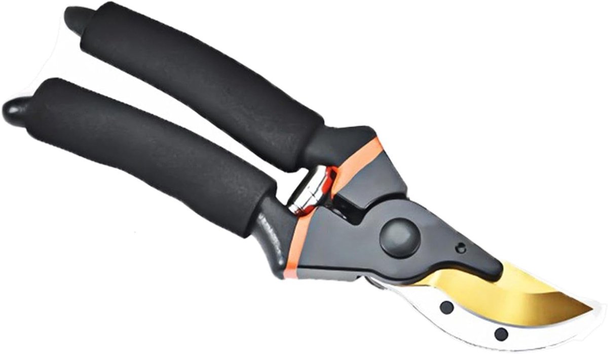 Boomschaar Bypass - Takkenschaar Tuinschaar - Takken Snoeien - Antislip Handvat - 21.7 cm - Zwart