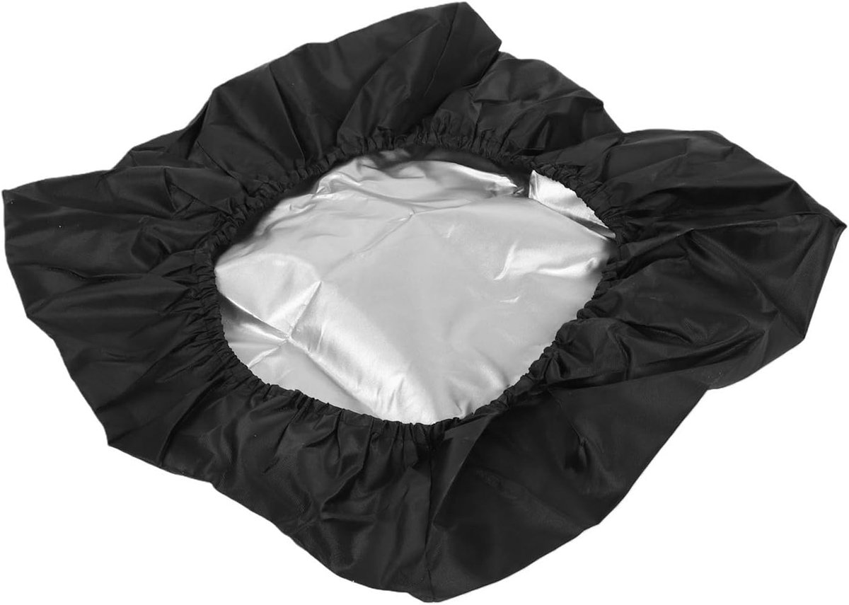 Slanghaspelafdekking - Tuinslang beschermhoes - Tuin opruimen - Waterdicht Oxford-weefsel - 51x56x21cm - Zwart