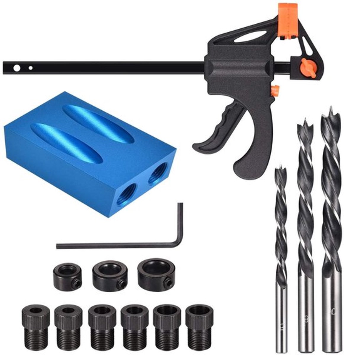 IMstore - Angled Drill Template - Pocket Hole Jig - Efficiënt houtbewerken - 15