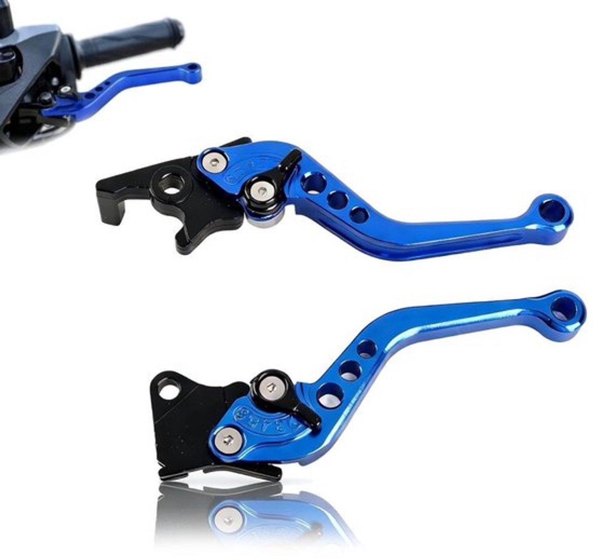 Virtubuy - Motor Remhendel - Aluminium - Duurzaam en Betrouwbaar - Blauw