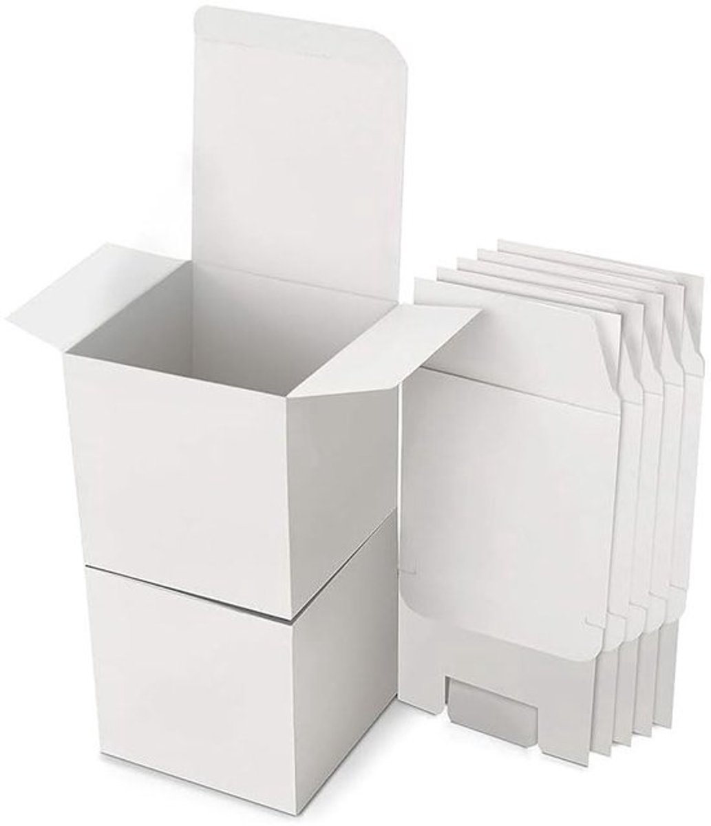Dailygoods- Geschenkdozen 15 stuks - Kartonnen Dozen met Deksel - Vierkante Dozen