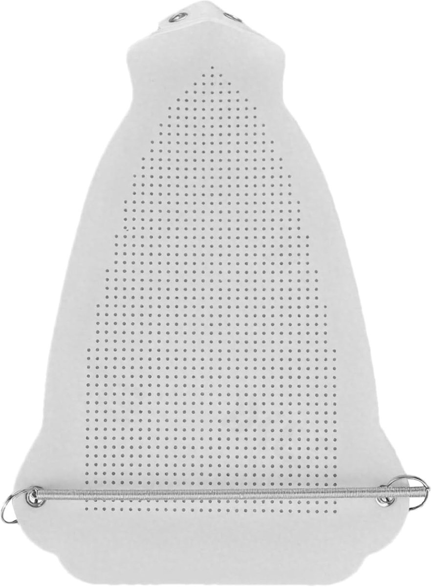 Strijkschoenbeschermer - Hittebestendig Schild - Kleding Strijken - Gevoerd Extra Breed - 22.4 x 16.4 cm - Wit