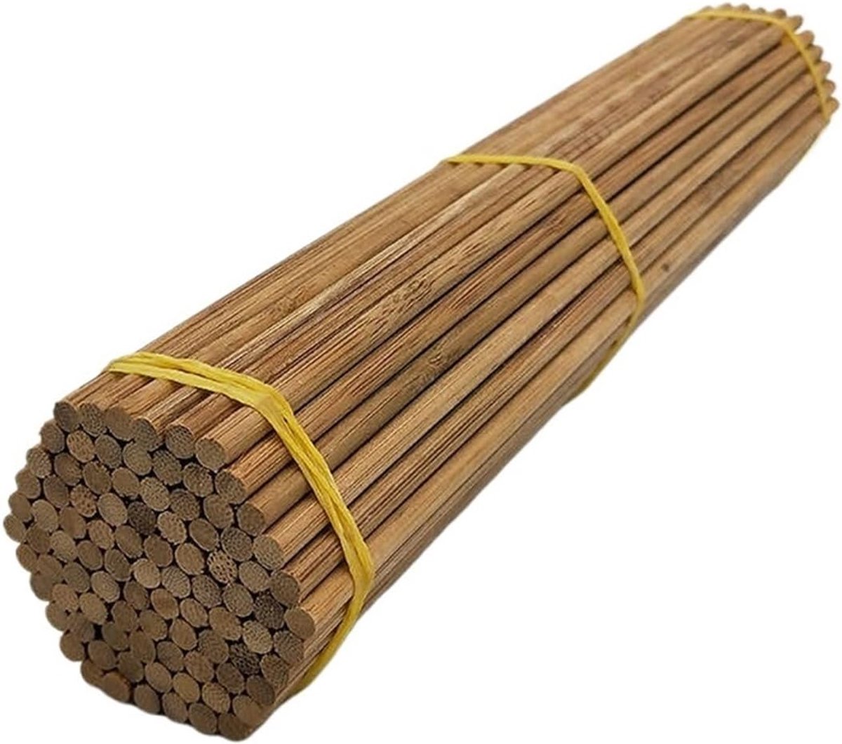 Bamboe Stokken - Houten Stokjes - DIY Handwerk - Natuurlijke Constructie - 100 Stuks - Bruin