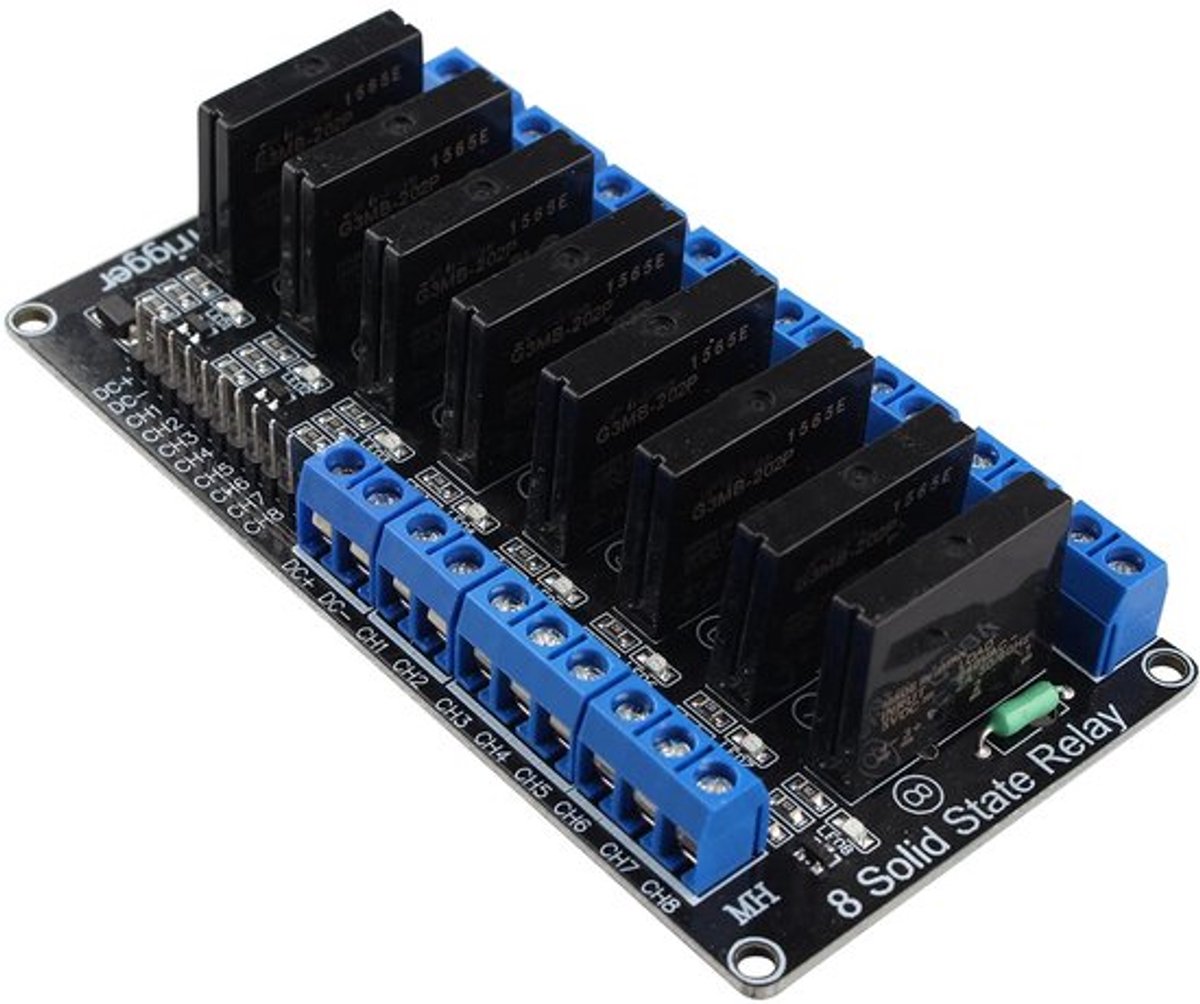 Solid State Relay Module 8-Kanaal Laag Niveau Trigger Zeynomax
