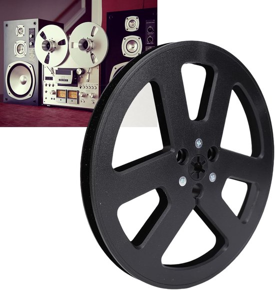 Lege Tape Spoel - Opname Spoel - Analoge Opname - Verbeterde Duurzaamheid - 7 Inch Diameter - Zwart — afbeelding 5