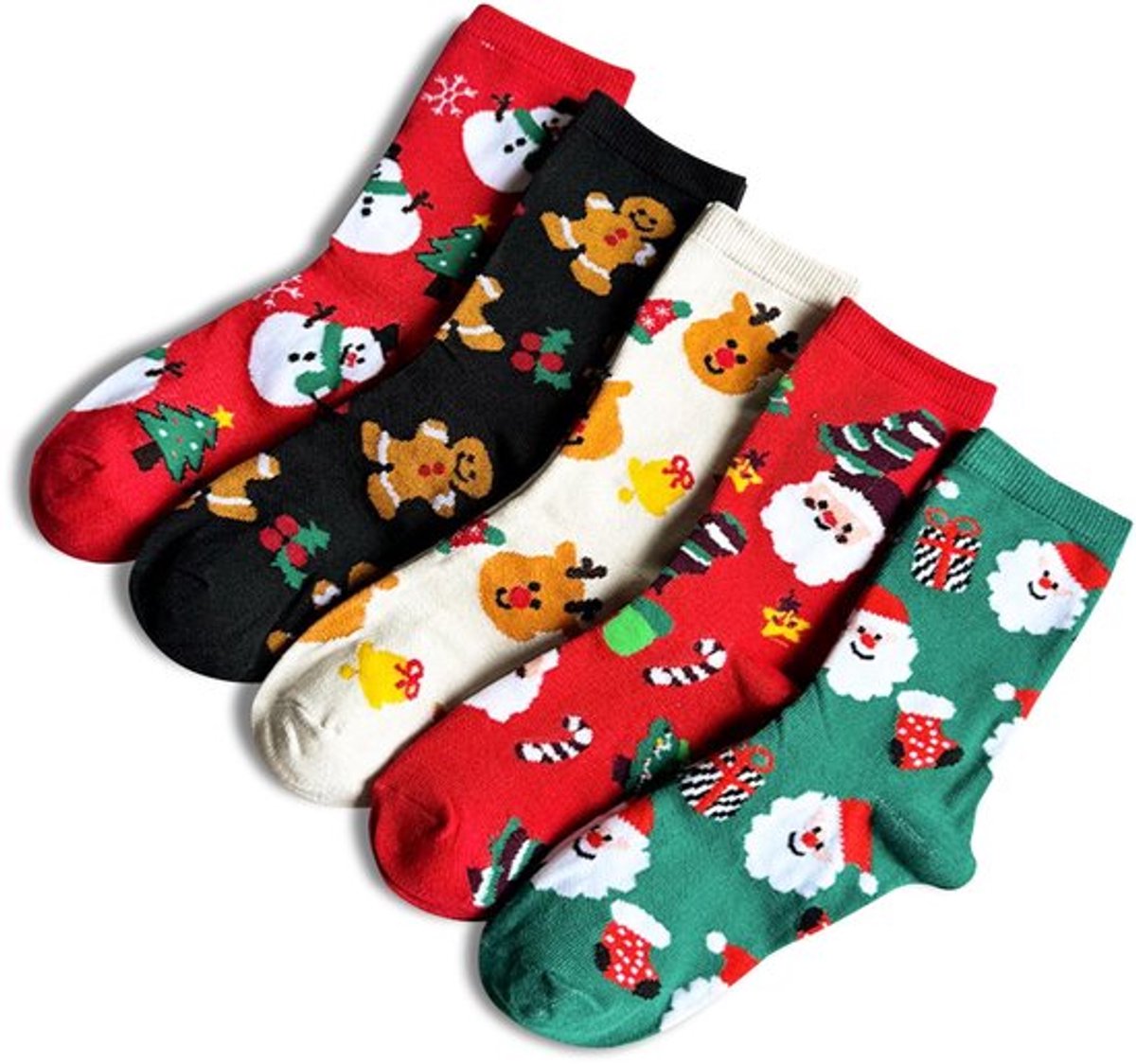 Kerstsokken voor vrouwen - 5 paар - NTHProducts