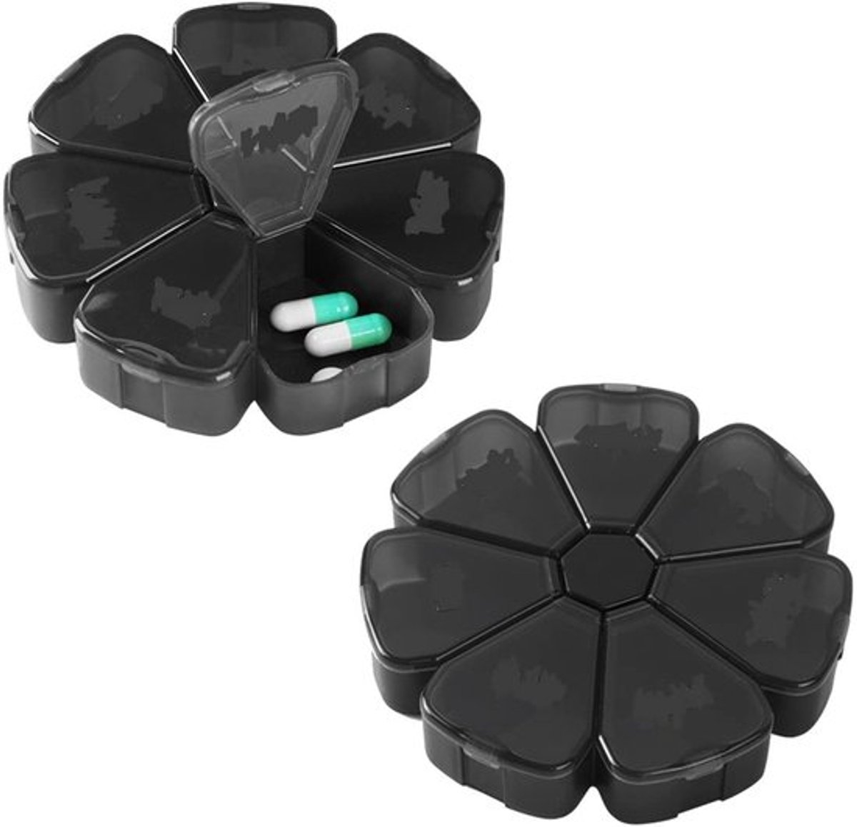 Solidchoice - Dailygoody - 7-daagse pillendoos - Medicijnorganisator - Draagbaar en