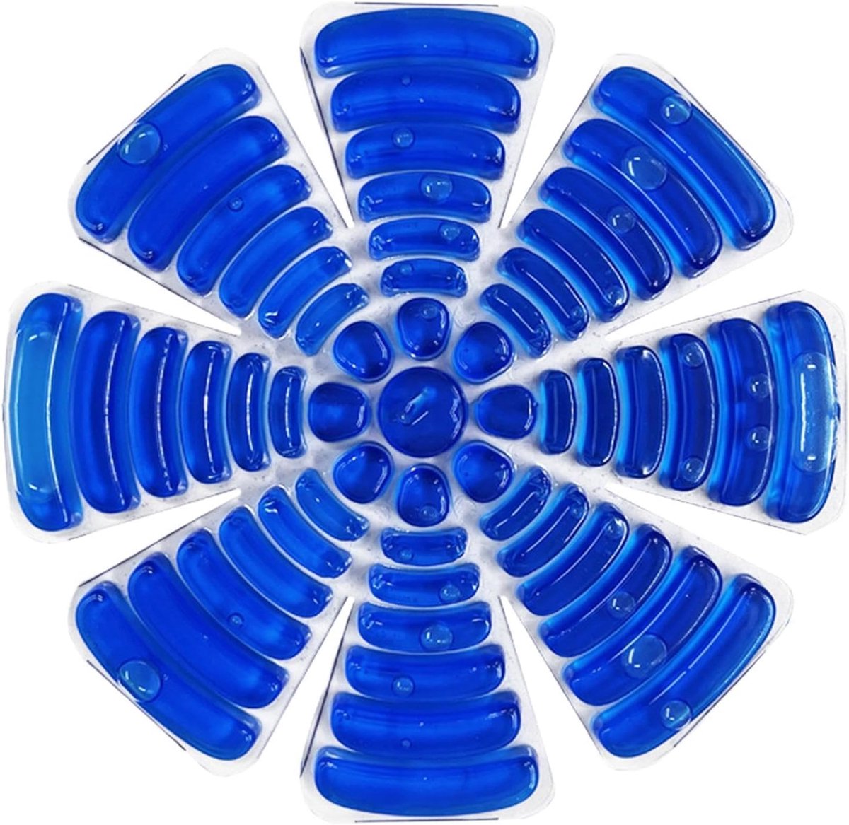Hoofd Koelpad - Onder Helm - Outdoor Sport - Lichtgewicht Gel Design - 25x25 cm - Blauw