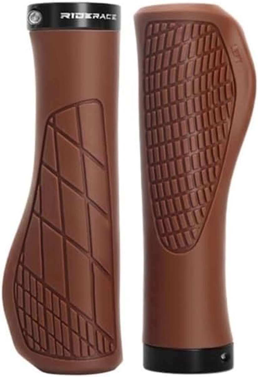 Fiets Handvatten - Zacht Rubber - Comfortabel Fietsen - Schokabsorberend Design - 135 cm Lengte - Bruin