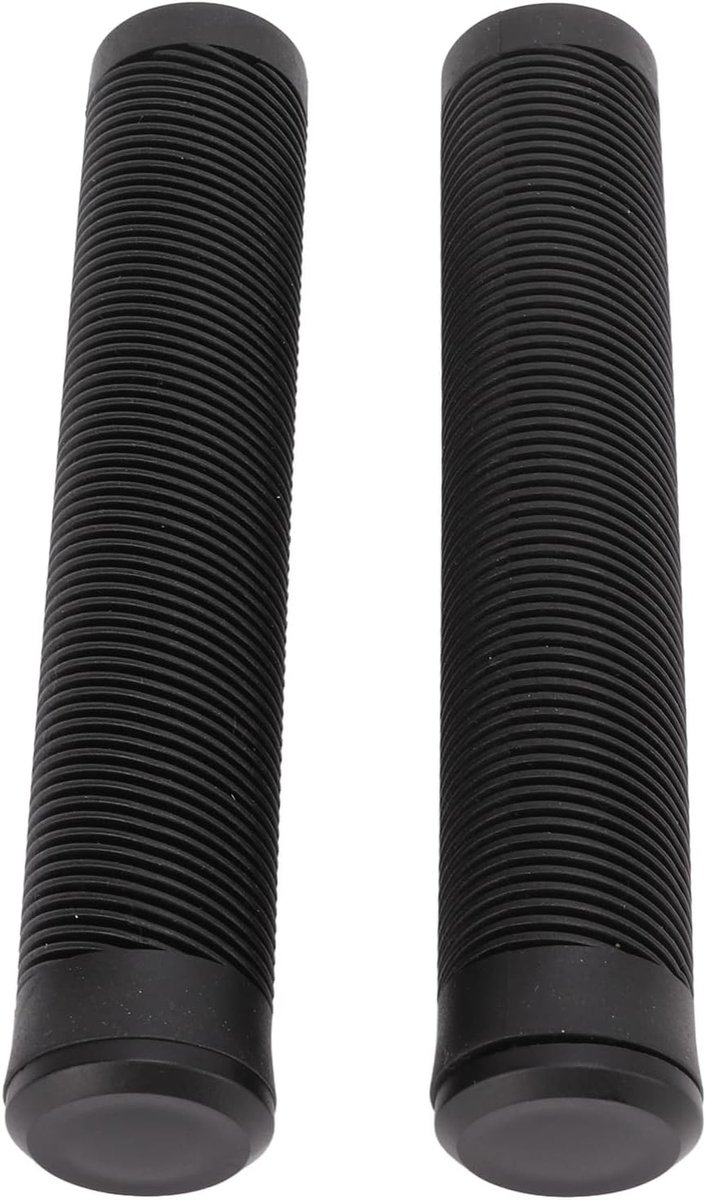 Fietsstuurgrepen - Handvatten - Comfortabel Fietsen - Antislip TPE Rubber - 16 Cm - Zwart
