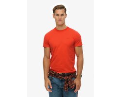Superdry T-shirt Essential Logo Emb Tee M1011245b Um2 Bold Orange Mannen Maat - XL