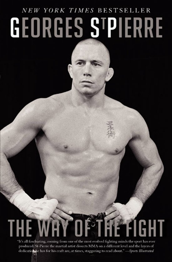 Boek 'The Way of the Fight' met Georges St-Pierre op de cover.