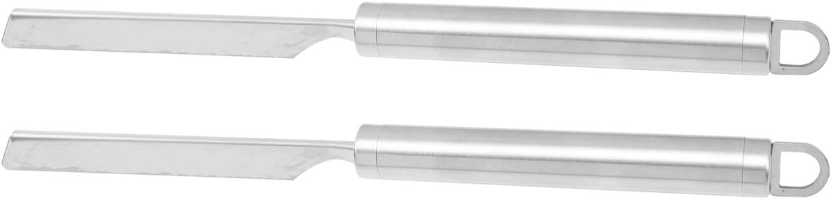 Scheermesjes Houder - Ontharingsapparaat - Varkenshaar Verwijderen - Roestvrij Staal - 25.5 cm - Zilver