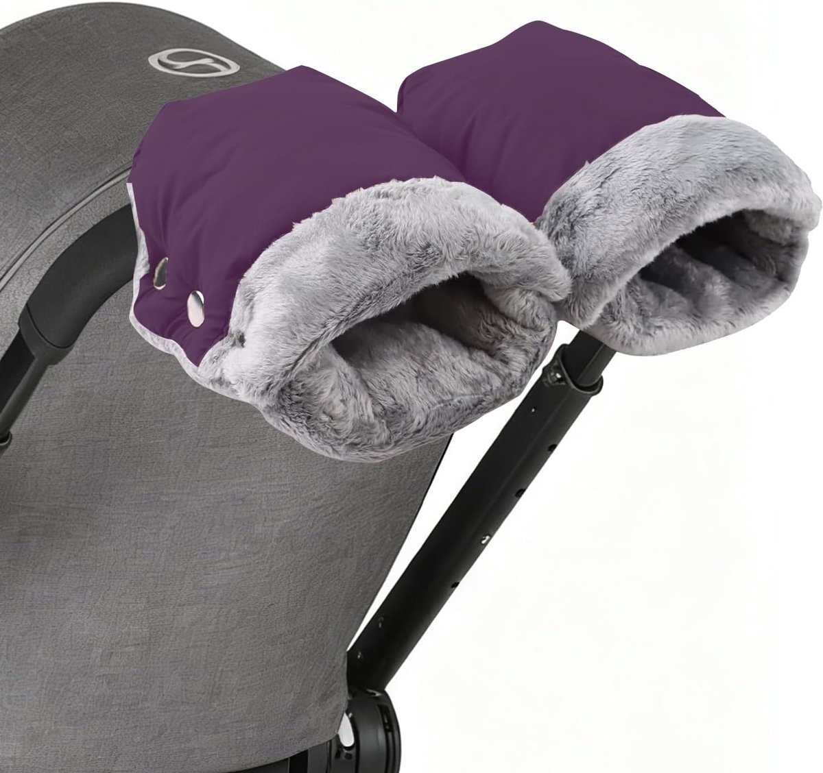 Handwarmer voor kinderwagen - waterdicht en winddicht - warm pluche materiaal - ideaal voor koude dagen - ShopVlot
