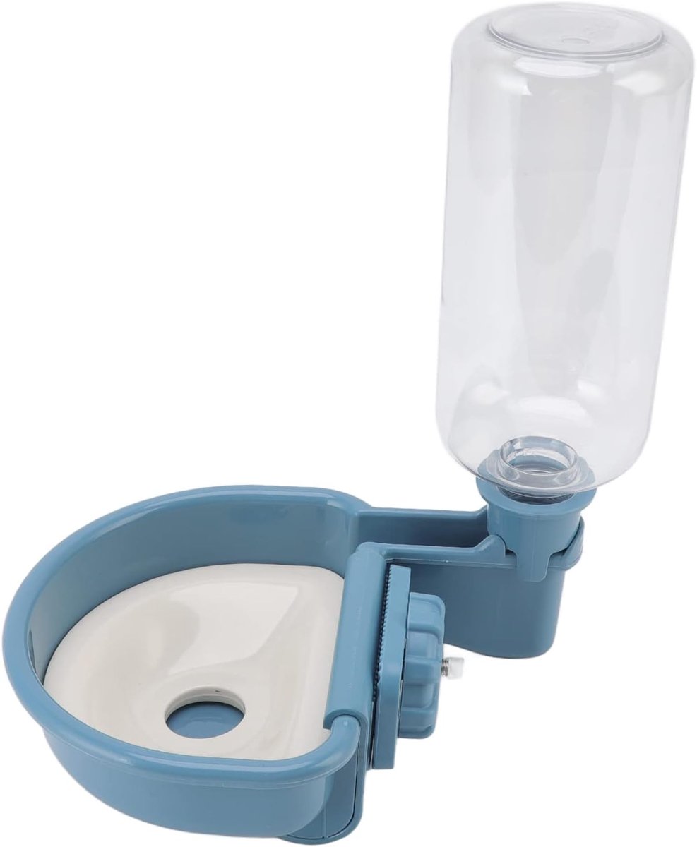 Claoner Automatische drinkfles voor honden katten - 480ml - Afneembaar - Hangend waterreservoir - Makkelijk te bevestigen