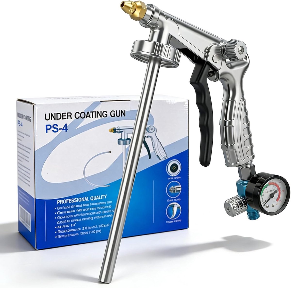 Luchtundringing Spray Gun - Verstelbare Druk - Aluminium Legering - Voor Automatische Roestbescherming - ShopVlot