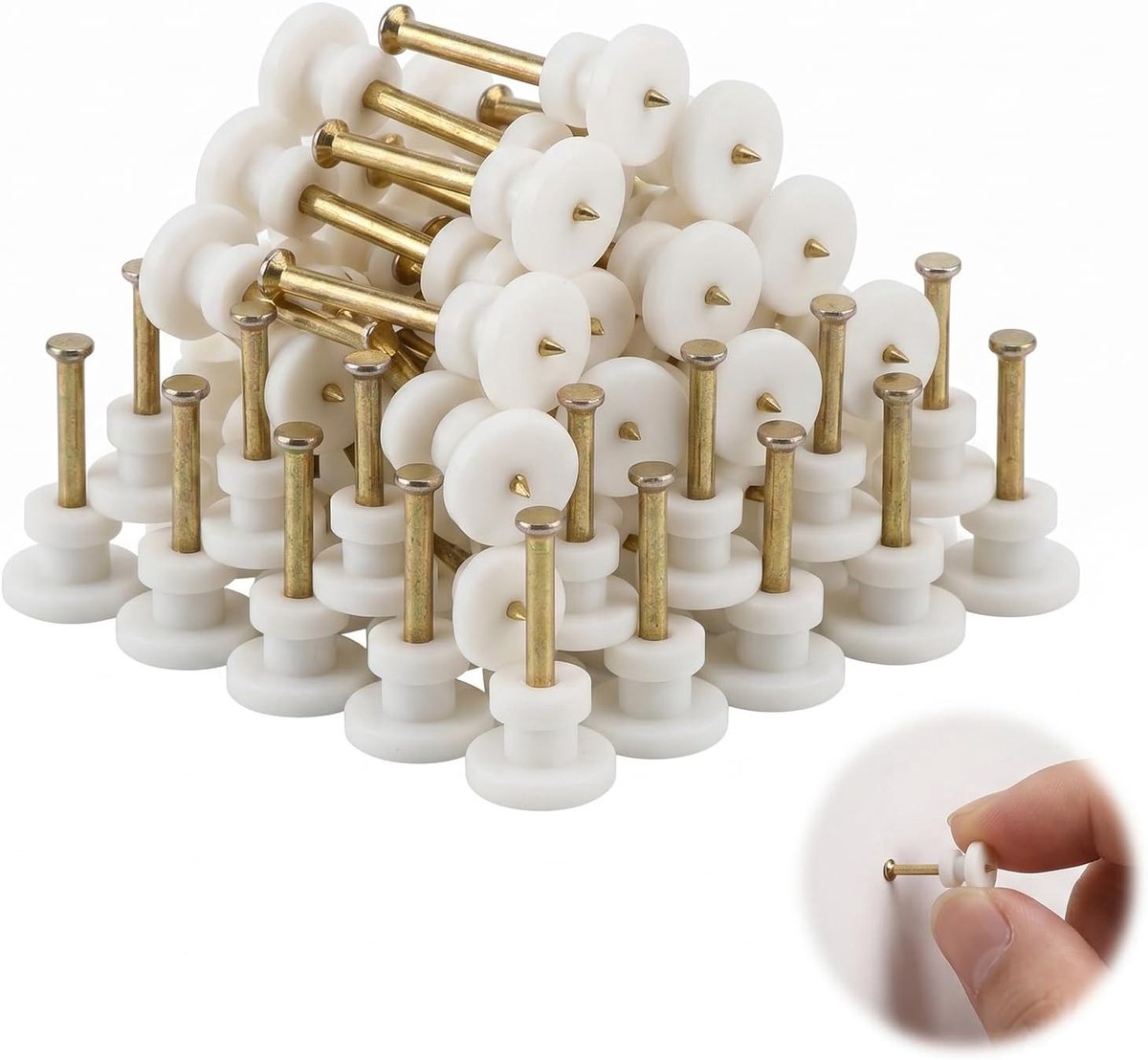 Spijkers voor muurschilderingen 30 stuks - hoge sterkte 15-20 kg - professionele fotohangers - ShopVlot