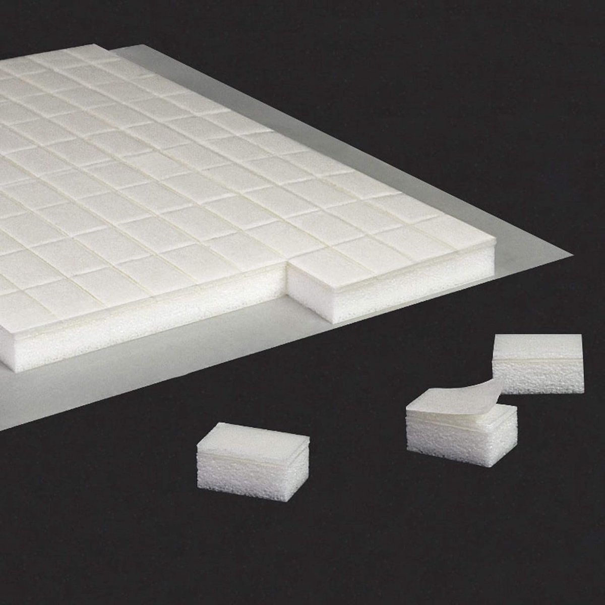 3D Plakpads 6 x 10 mm - Dubbelzijdig Foam - Vormvast - Voor Creatieve Projecten - ShopVlot