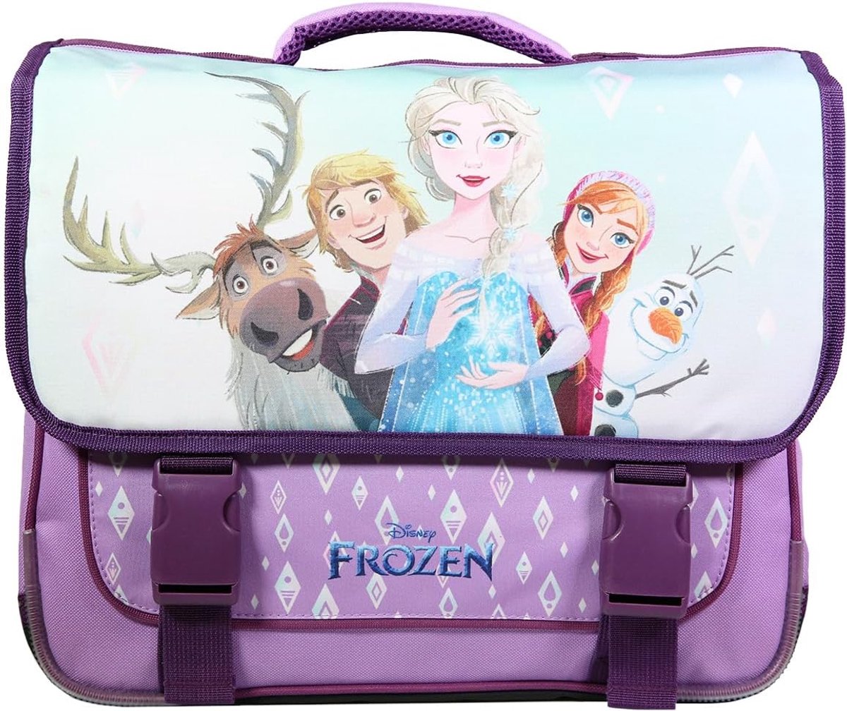 Schoudertas 38cm - The Snow Queen/Frozen Violet - paars - ideaal voor school en uitjes - ShopVlot