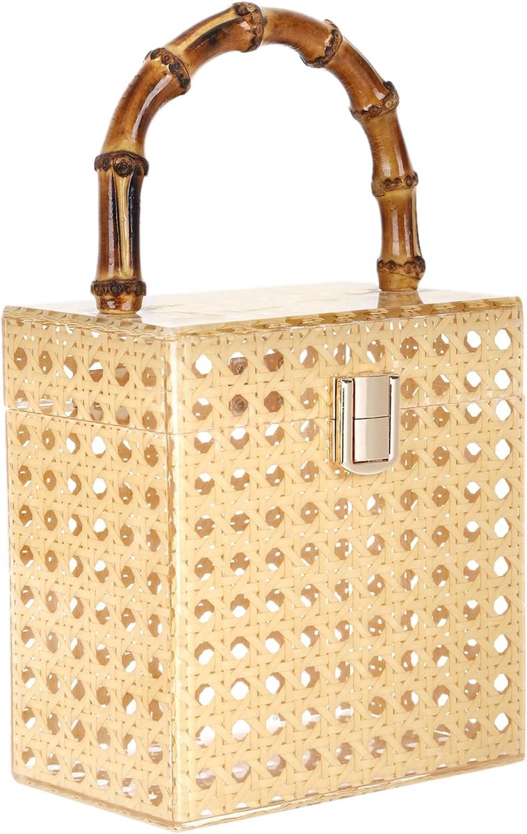Acryl clutch formele avondtas voor bruiloften marmeren partytas schouder en schoudertas met parelketting