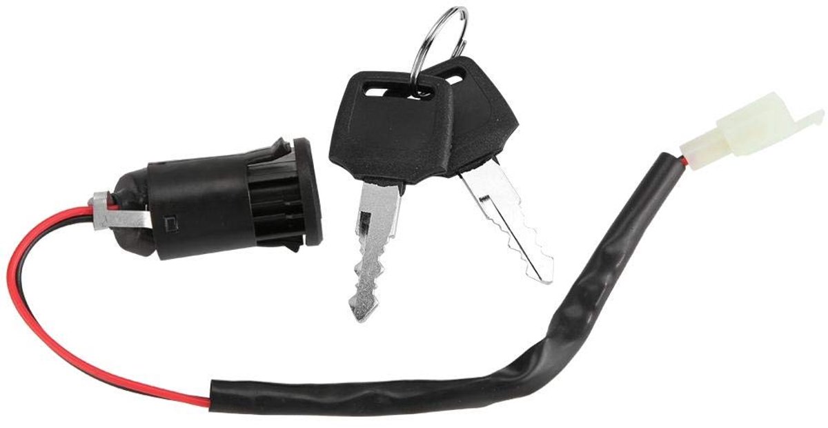 2 stks Ontsteking Schakelaar Lock en Sleutel Set voor Fiets Driewieler Elektrische Scooter