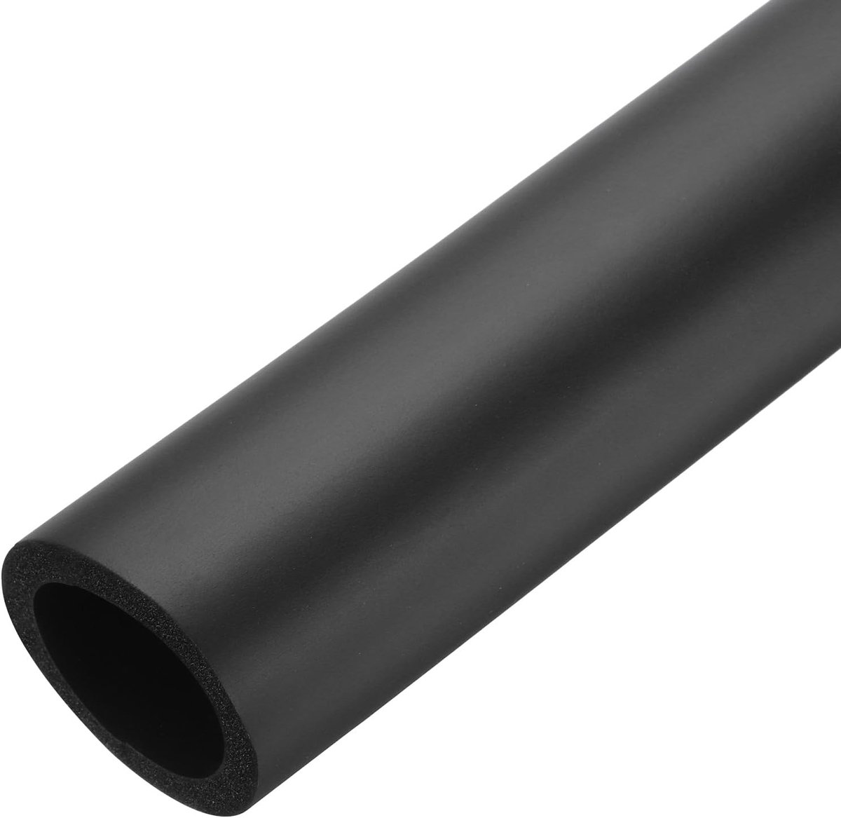 Buisisolatie schuim, diameter 40 mm isolatiedikte, 7 mm verwarmingsbuis, bekleding voor fitnessapparaten, buizen, hanteren (zwart)