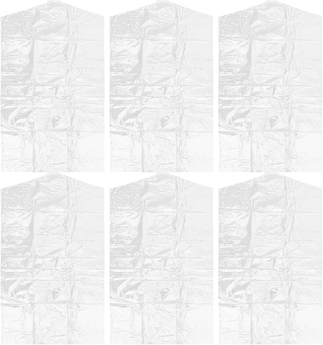50 stuks kledingstukken bedekken zakken - transparante mottenlaag kledingzakken - stofbeschermingszakken voor kledingpak - hemdjas - afdekking beschermlager (60 x 100 cm/23, 6 x 39.
