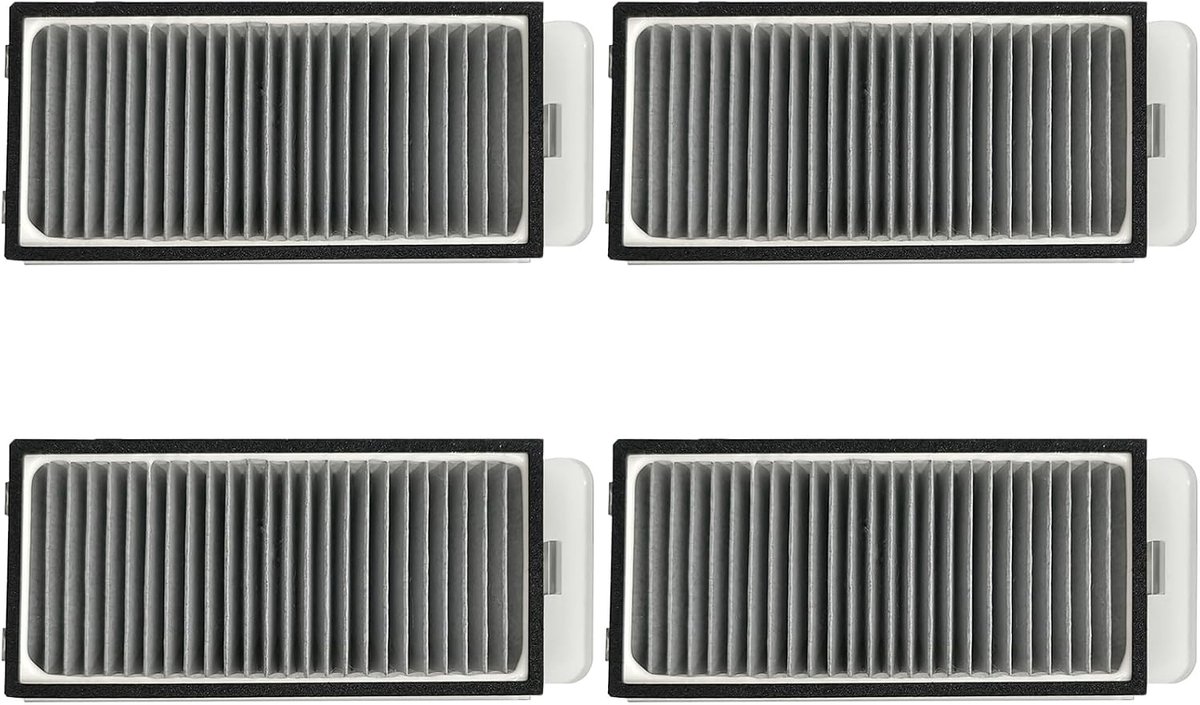 Filter compatibel met Dreame X50 Ultra Complete/X50 Master/L50 Pro Ultra robotaccessoires, reserveonderdeelfilter, wasbaar filter, 4 stuks