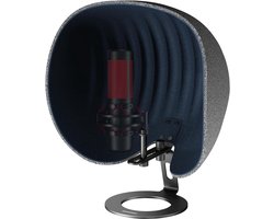 Shield, Aokeo Professional Microfoon Shield, Opvouwbaar Verstelbaar Mic Isolator Panel, Voor Elke Condensator Microfoon Opname Apparatuur Studio