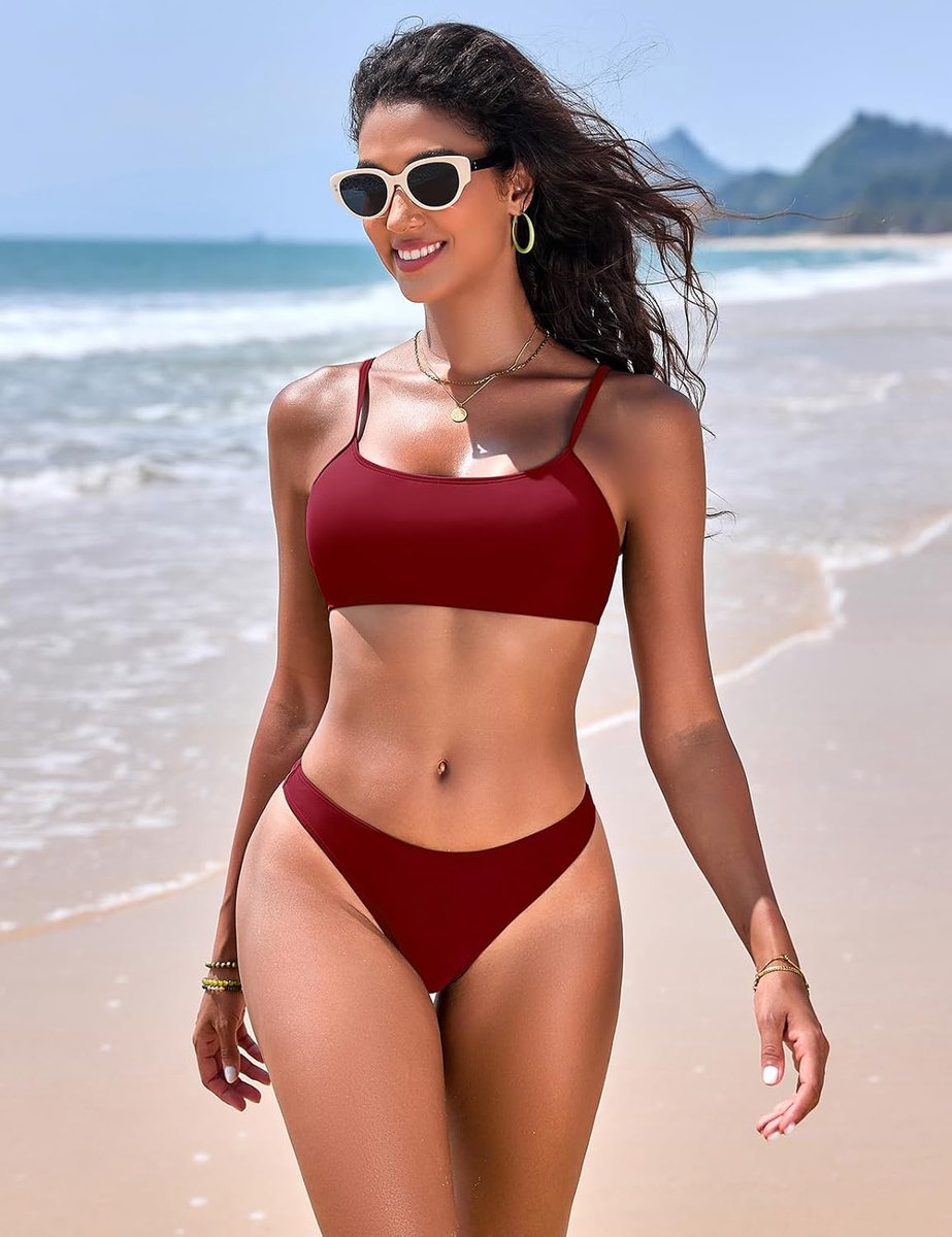 Bikini dames set Braziliaanse stijl - sexy bikini's met lage taille tanga, zondoorlatend & tan through, perfect voor strandvakantie