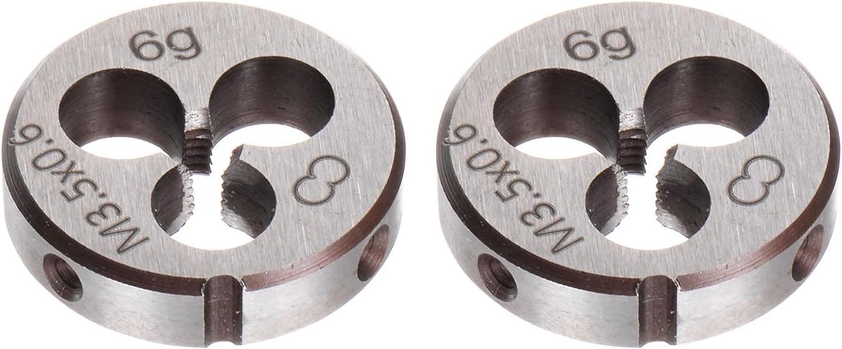 Ronde schroefdraad, metrische schroefdraad M3,5 x 0,6 (rechts), reparatiegereedschap van gelegeerd staal voor het snijden van schroeven