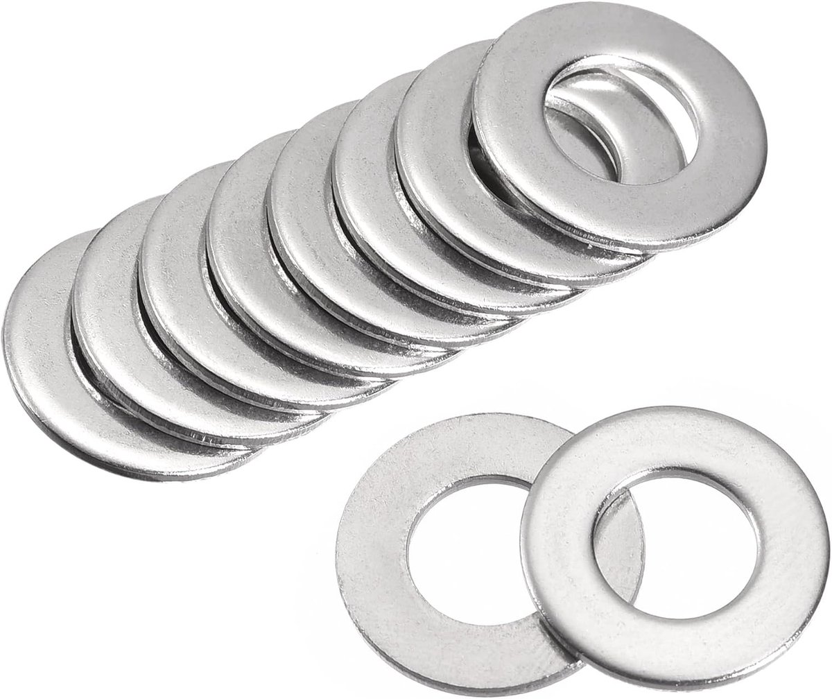 Sourcing map 5/16 inch x 17,4 mm/0,69 inch AD 316 roestvrij stalen ring voor schroefbouten, 100 stuks