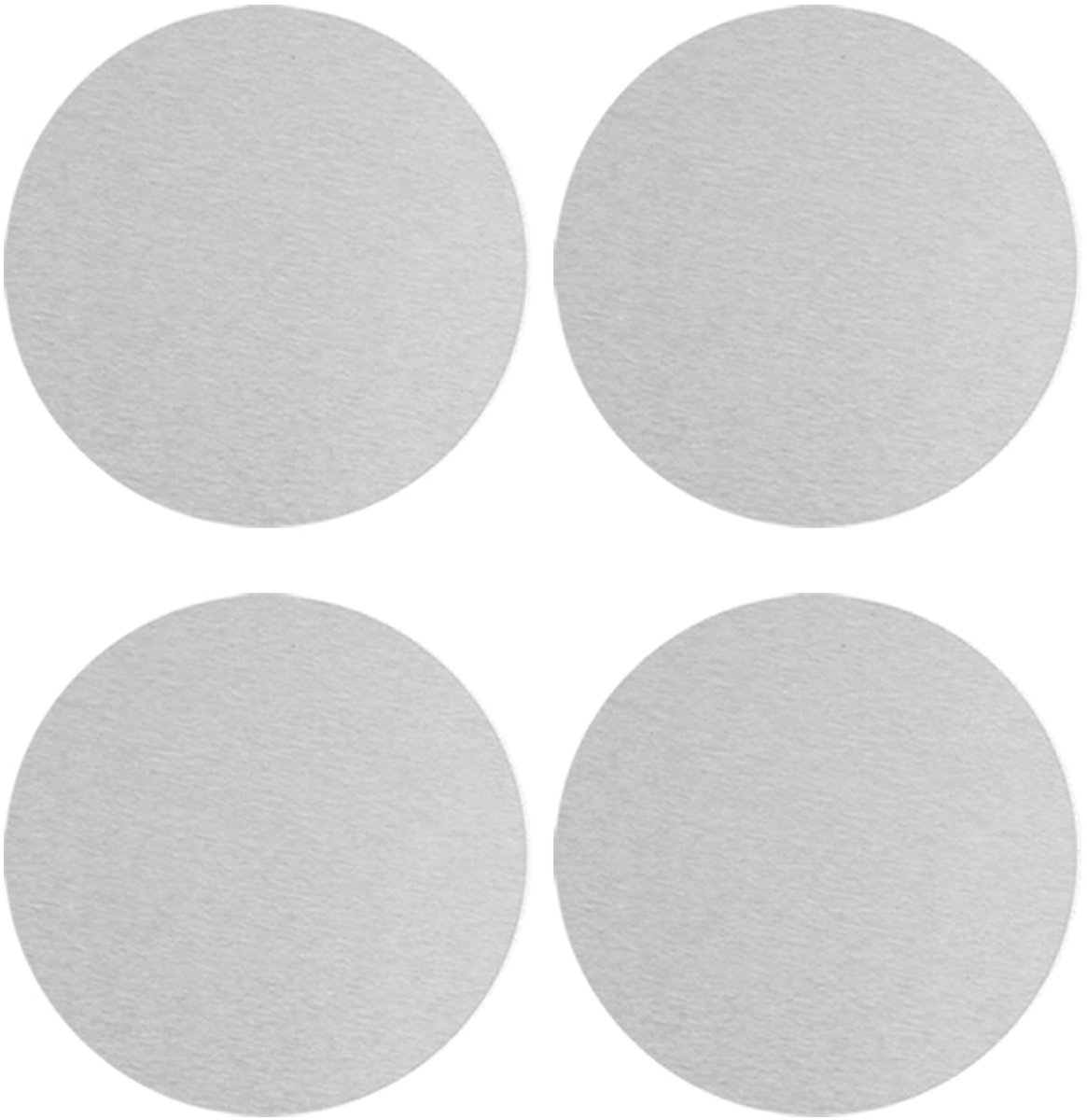 Aluminium ronde plaat, 4 stuks, 100 mm diameter x 3 mm dikte, hoogwaardige aluminium plaat, rond van 6061 aluminium, nauwkeurige metalen schijf voor doe-het-zelf knutselen, modelbouw en