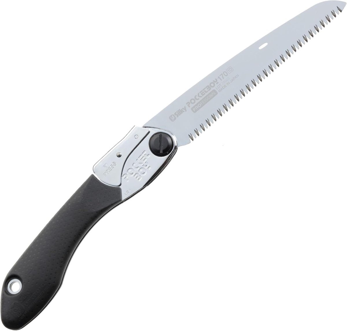 Klapzaag 170 mm - zwart aluminium - vervangbaar Japans staal - ideaal voor nauwkeurig snoeien - SnelShoppen