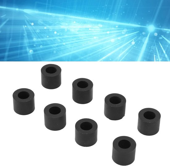 8PCS Rubberen Rolvervanging voor Maker 2, 3, Vervangende Reserve Rubberen Rollen, Roller Reparatie Reserveonderdelen, Rubberen Wielmatgeleider — afbeelding 2