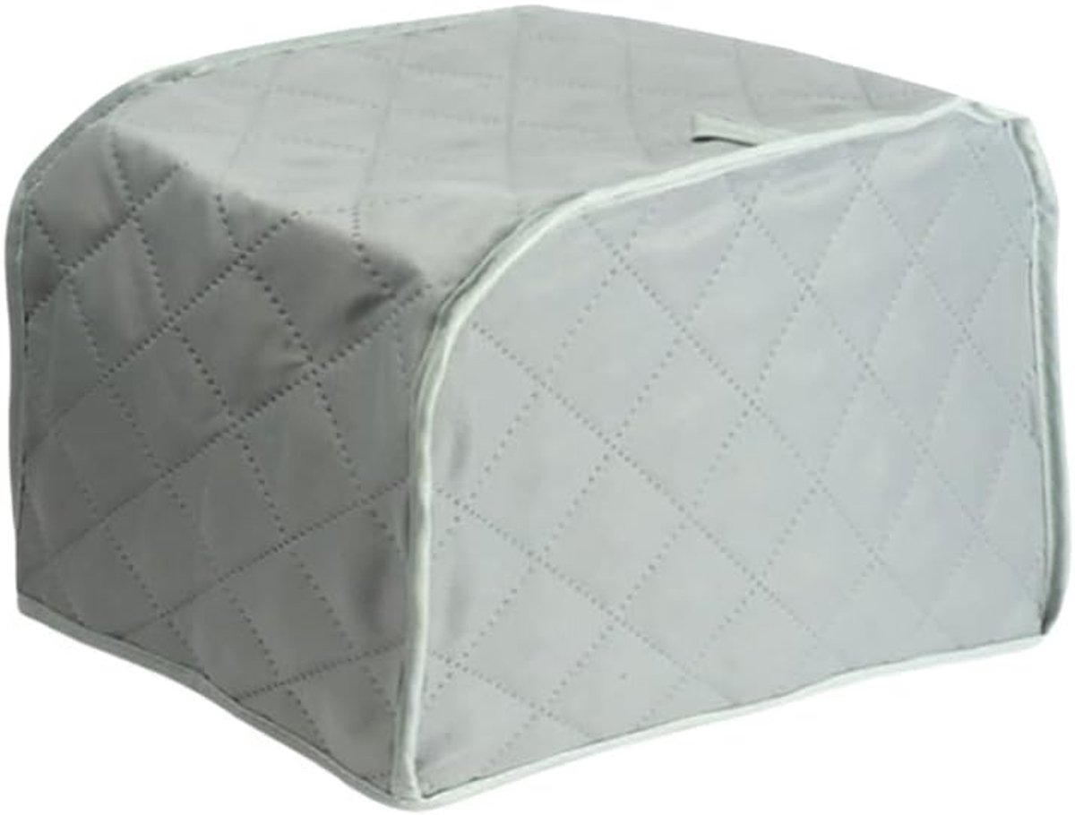 4 Slice Broodrooster Stofkap Voor Keuken Broodrooster Stof Vingerafdruk Bescherming Wasbaar (13x10.6x8.5" Grijs)