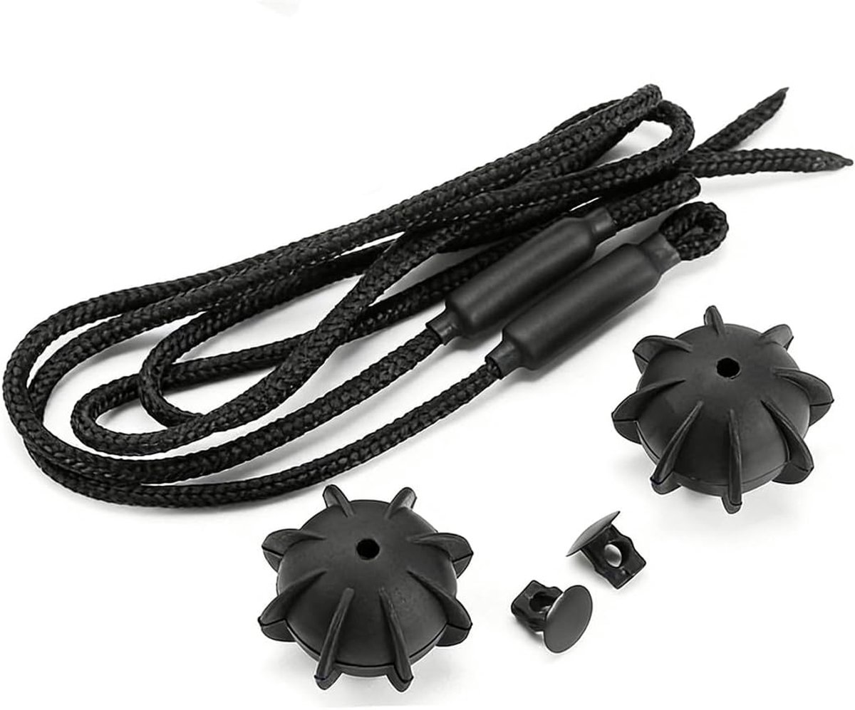 2 x bevestigingskoord voor het achterste rek, bevestigingsriemen voor de auto, voor interieur, kofferbak, achterste plank