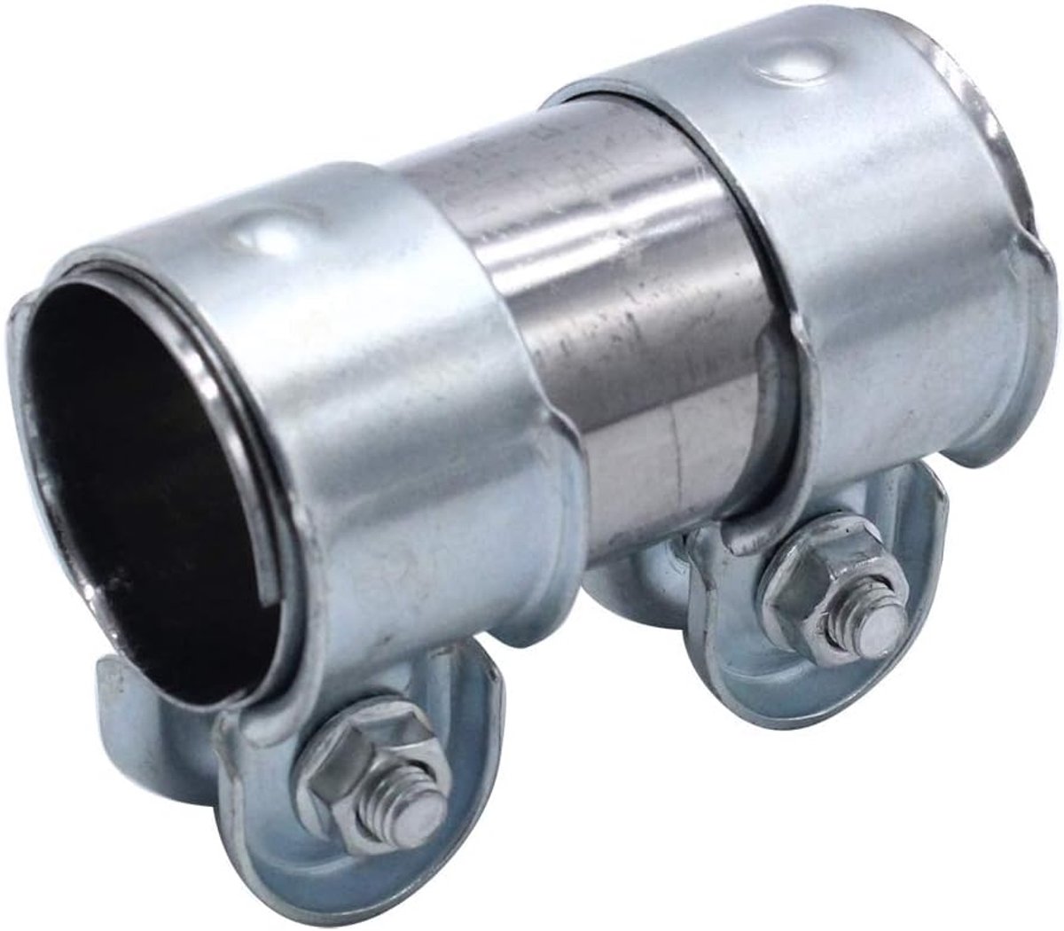 Part Universele uitlaatklem, buisverbinder, dubbele klem, uitlaatpijpklem, Ø 38 mm x 90 mm