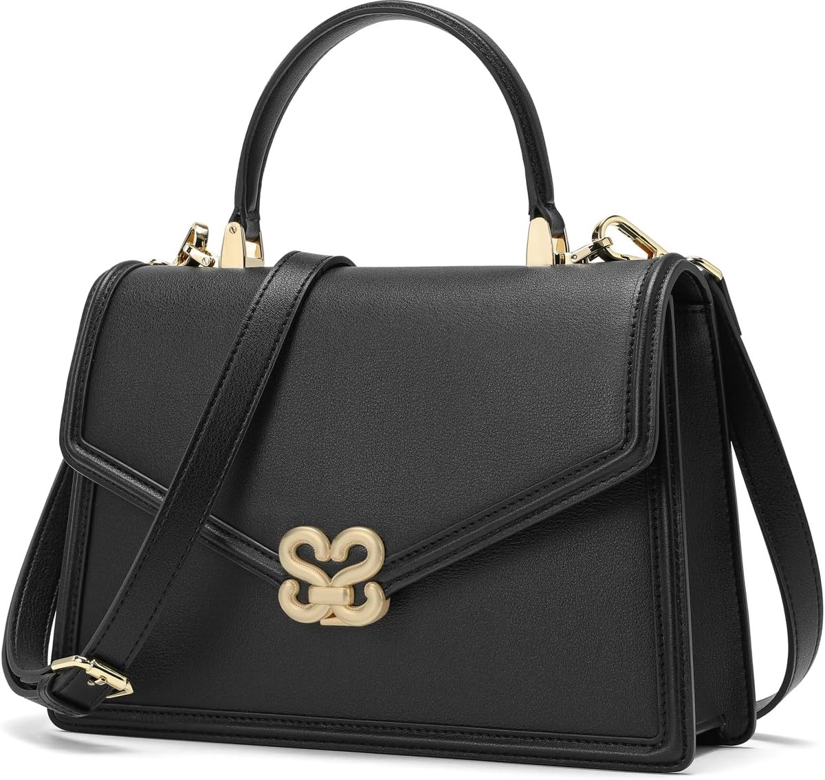 Dameshandtas schoudertas - leren crossbody tas - met afneembare schouderband - ideaal voor dagelijks gebruik - ShopVlot