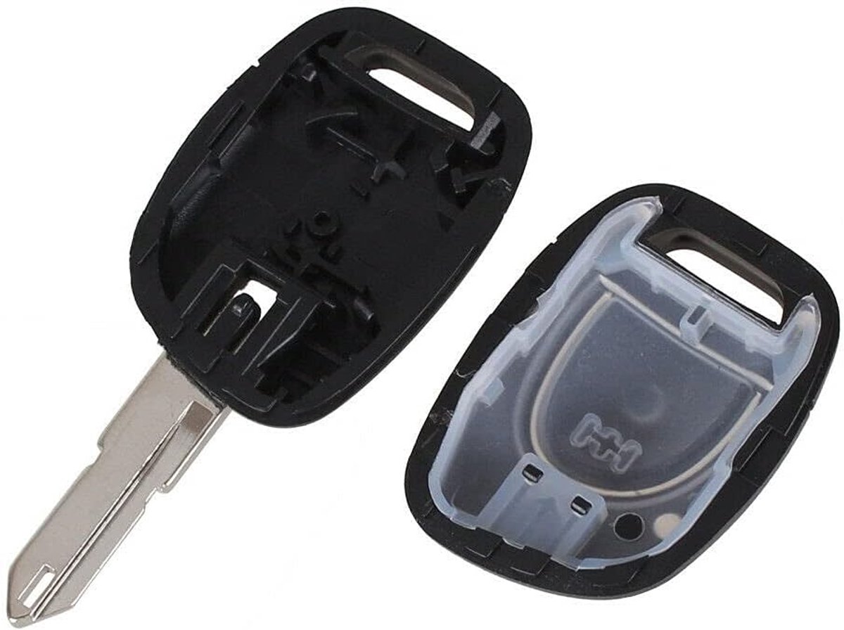 Sleutelbehuizing R1 - 1 knop - afstandsbediening - passend voor Clio Espace Kangoo Laguna Megane Twingo - ShopVlot