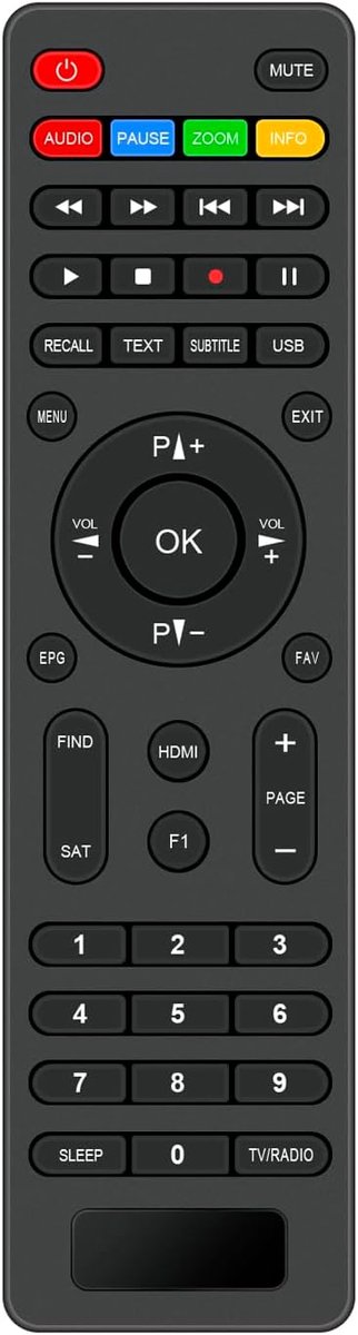 Afstandsbediening voor Kathrein Receiver UFS-800 UFS-810 - Vervangend model - Eenvoudig in gebruik - ShopVlot