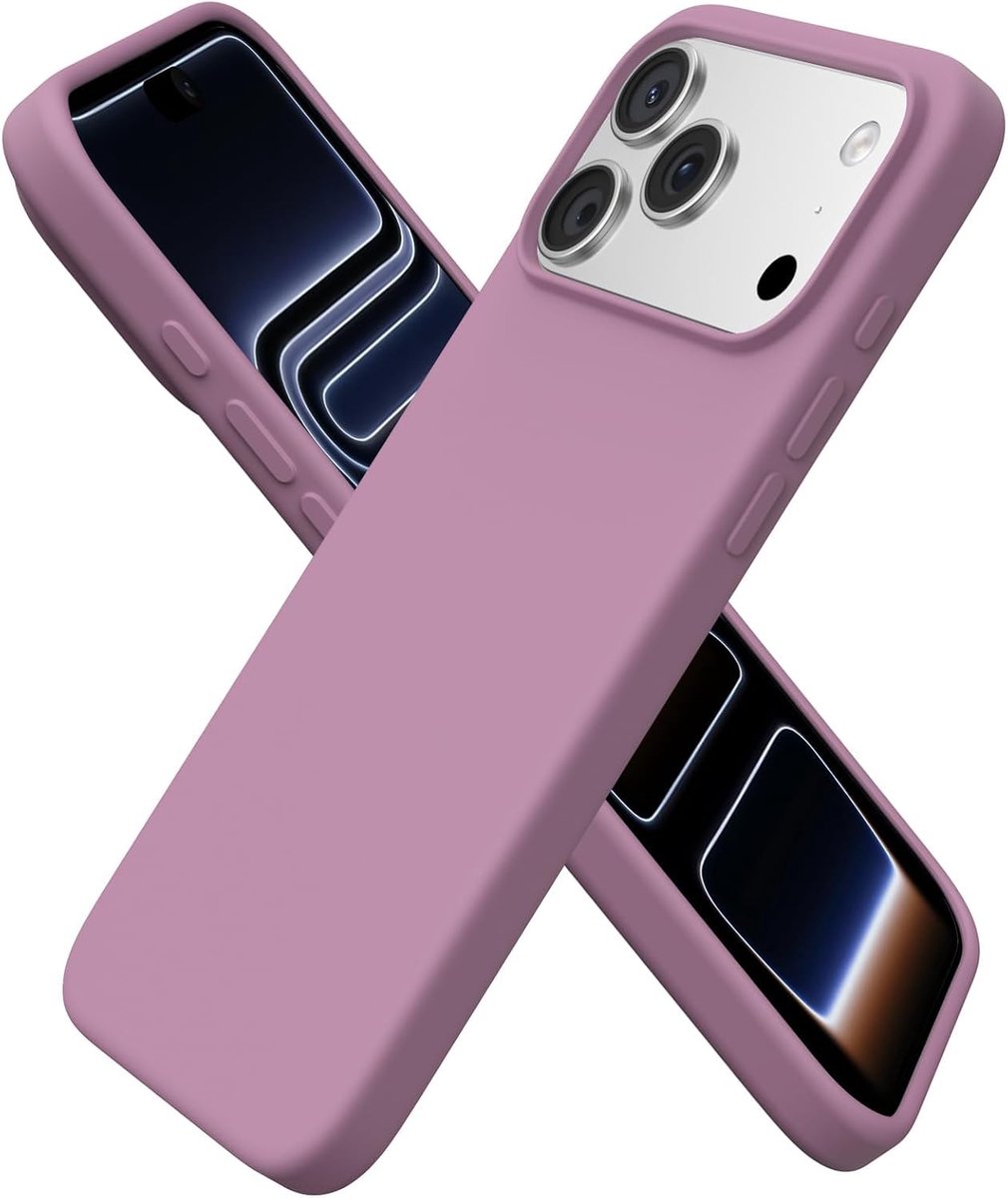 Mobiele telefoonhoes 17 Pro Max - silicone 6,9 inch - krasbestendig - schokbestendige bescherming - ShopVlot