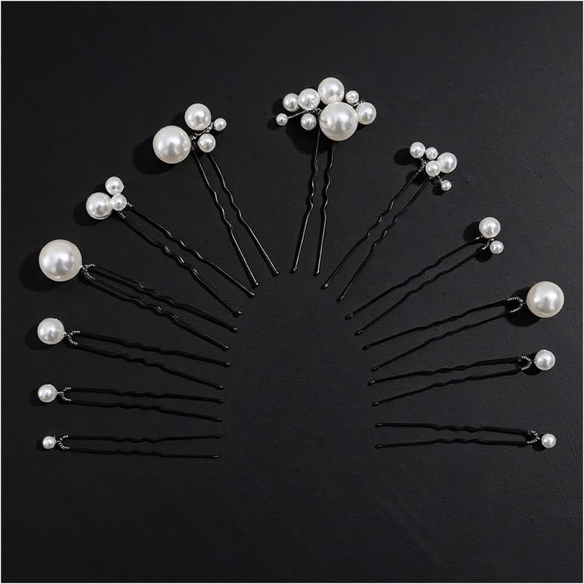 Bruids Haaraccessoires 12 Stuks - Parel en Lelie Haarspeldjes - Perfect voor Bruidskapsels - ShopVlot