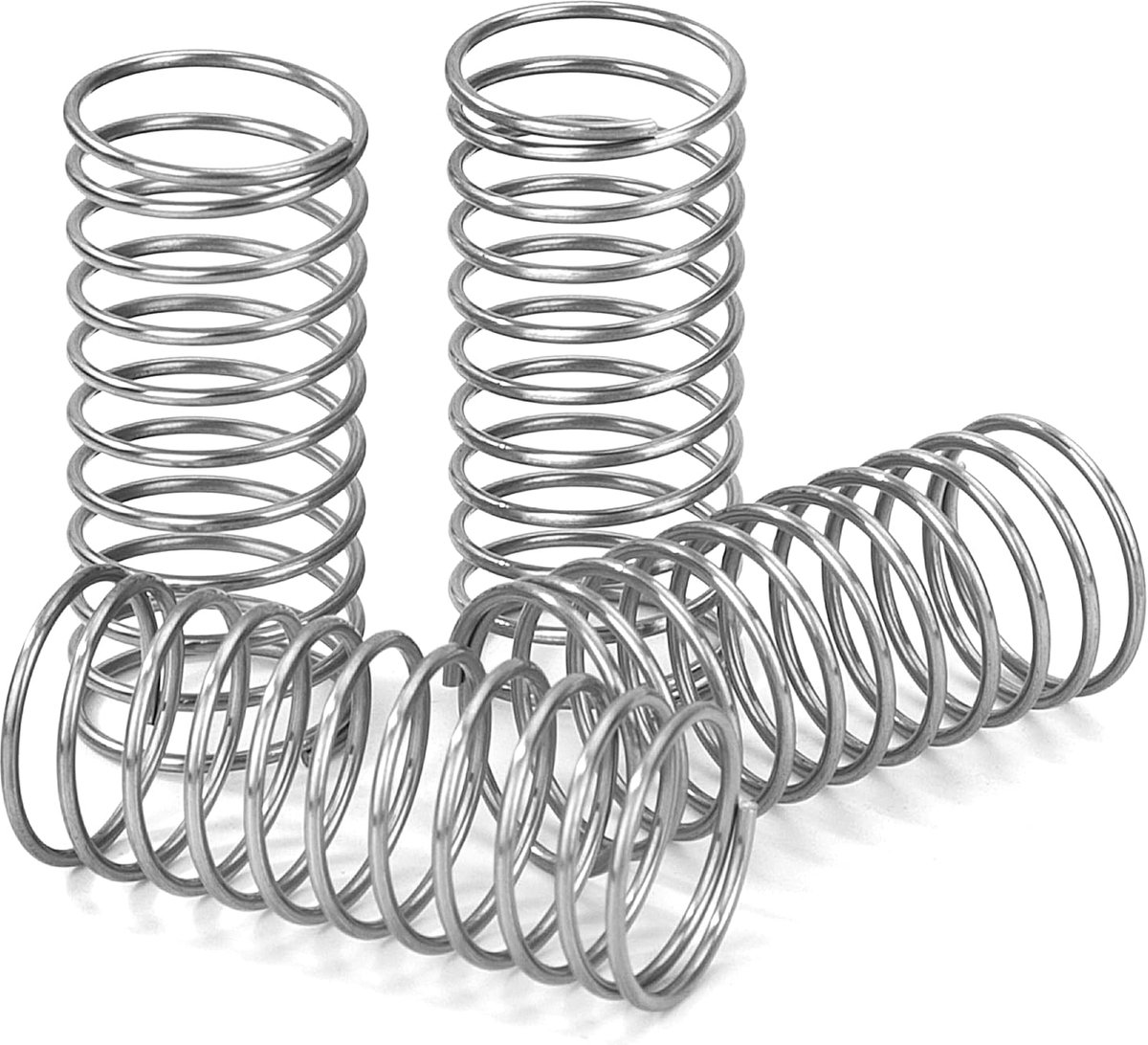 Compressieveren 35 mm - RVS 304 - 4 stuks - Sterk en duurzaam - ShopVlot