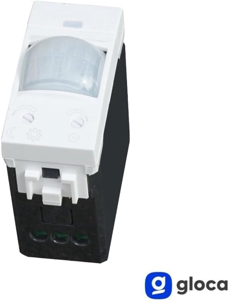 bewegingssensor 1P met tijd-/LUX-instelling - compatibel met Plana - ideale integratie met platen - energiebesparend - ShopVlot