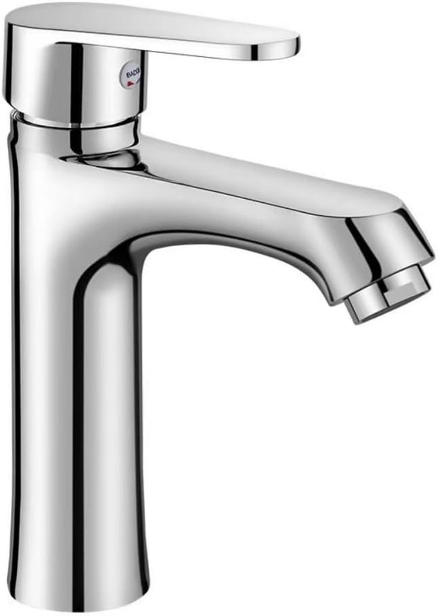 Wastafelkraan 18 cm hoog - eengreepsmengkraan - waterbesparend - eenvoudige installatie - ShopVlot